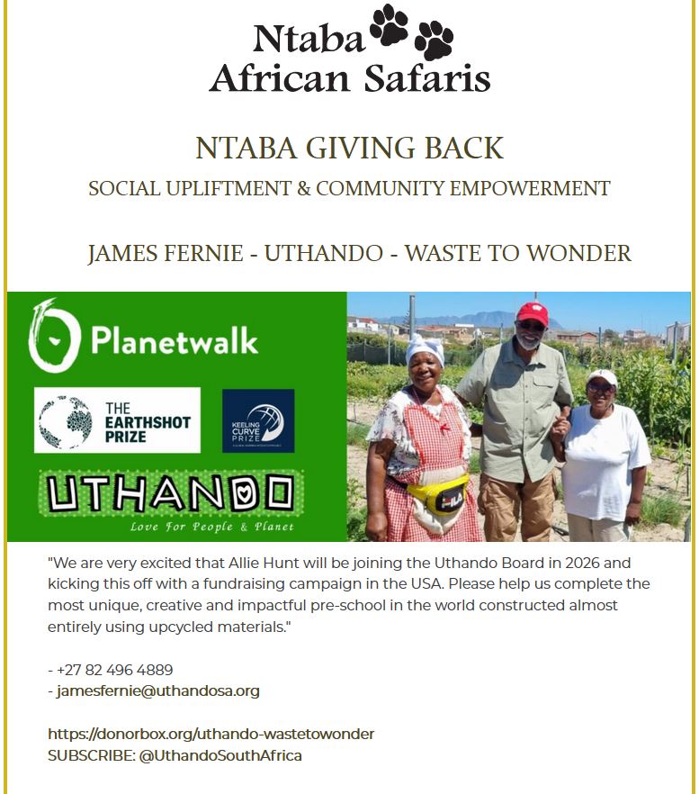 Ntaba Rdc Ntaba African Safaris | February'26 Newsletter